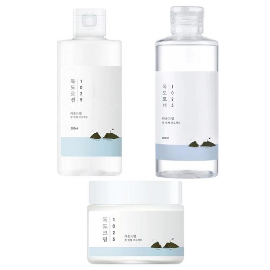 [ROUND LAB] 1025 Dokdo COMBO SPECIAL SET (Lotion 200ml + Toner 200ml + Cream 80ml)