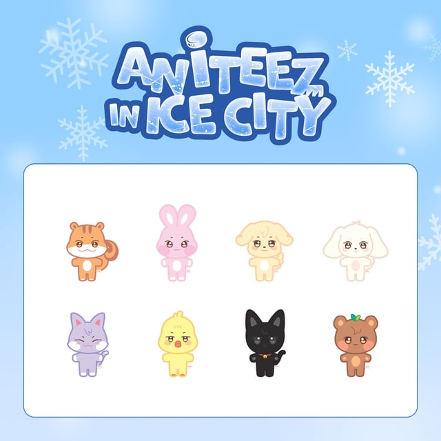 [Pre-Order] ATEEZ - ANITEEZ IN ICE CITY 2ND OFFICIAL MD PLUSH DOLL