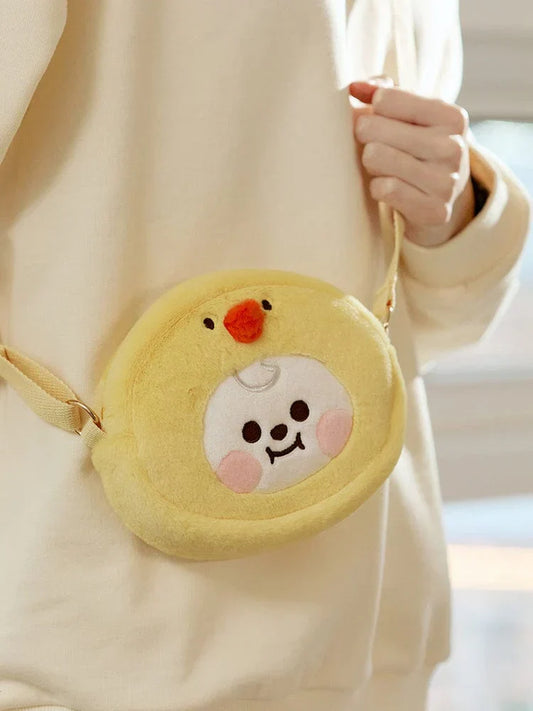 BT21 - BABY FLUFFY FACE DOLL CROSS BAG