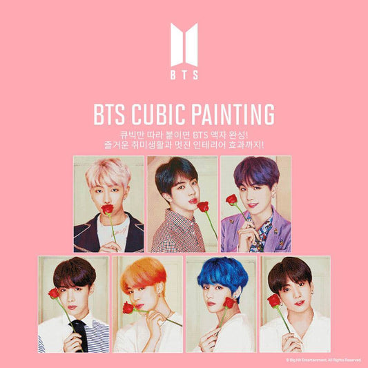 BTS Cubic Painting